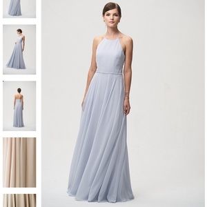 Jenny Yoo Luca dress in Earl Grey size 2